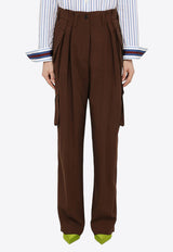 Dries Van Noten Straight Cargo Pants Brown 0109198057/O_DRVNO-703