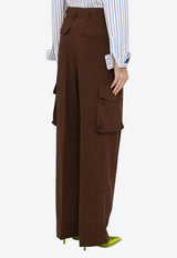 Dries Van Noten Straight Cargo Pants Brown 0109198057/O_DRVNO-703