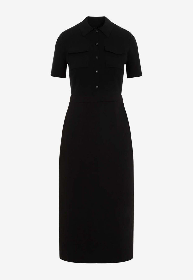 Merino Wool Midi Dress