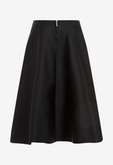 Midi Skirt in Tech Fabric