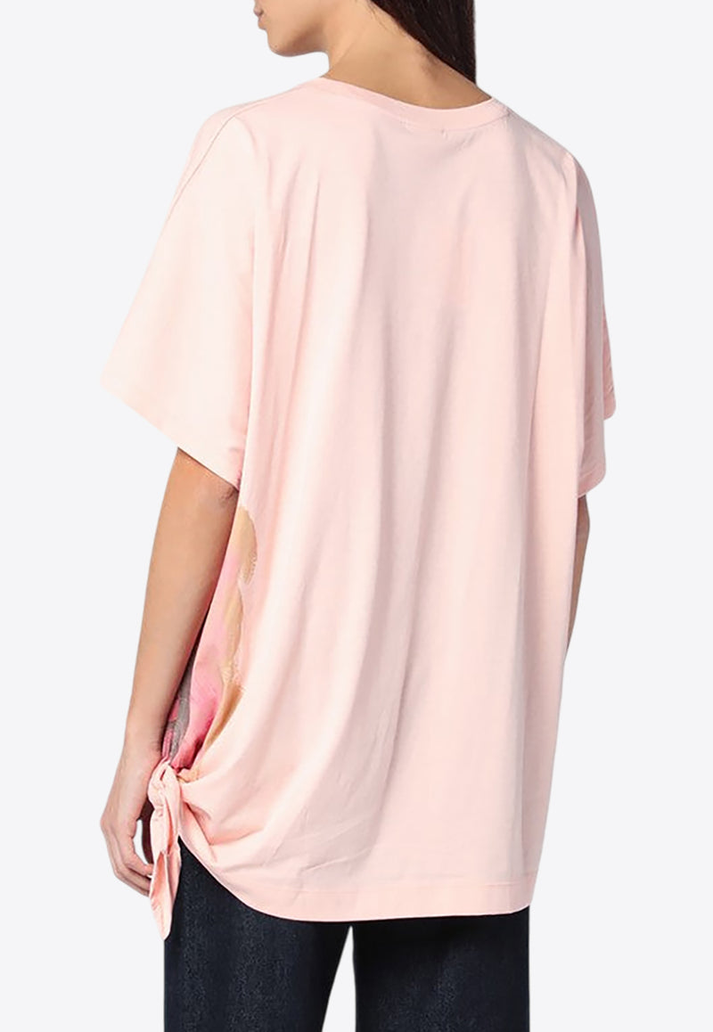 Dries Van Noten Brushstroke Print T-shirt Pink 0111059600/P_DRVNO-313