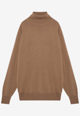 Dries Van Noten High-Neck Cashmere Sweater Beige 0112159704/P_DRVNO-102