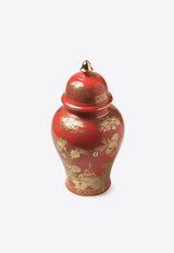 Ginori 1735 Oriente Italiano Large Potiche Vase Red 016RG02 FA5356LX0380G00132900