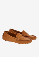 Salvatore Ferragamo Iside Driver Moccasins in Calfskin Brown 01F867 ISIDE 764252 SELLA/VICUNA