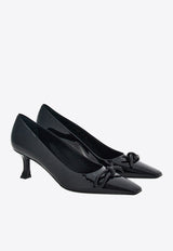 Salvatore Ferragamo Annie 60 Pumps in Patent Leather 01H394 ANNIE 60 768979 NERO Black