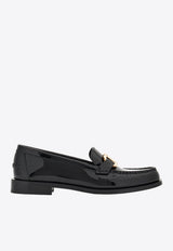 Salvatore Ferragamo Maryan Patent Leather Loafers 01H443 MARYAN 769302 NERO Black