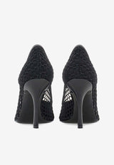 Salvatore Ferragamo Kristen 95 Vara Plate Mesh Pumps Black 01I153 KRISTEN 95NT 774808 RETE NERO/GROS