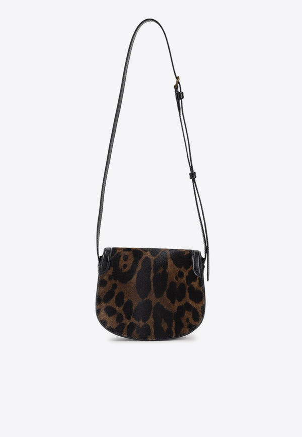 Mini Leopard Print Shoulder Bag