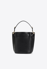 Mini Audery Leather Bucket Bag