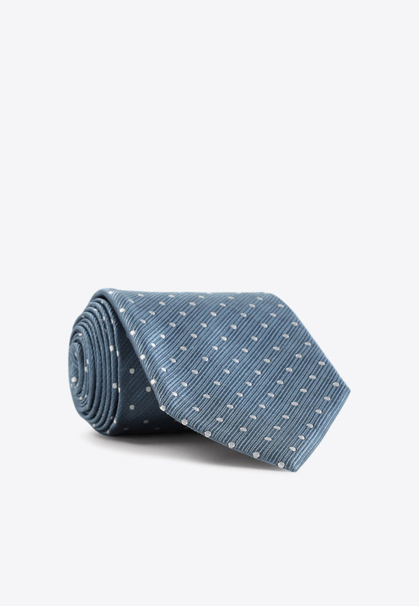 Dotted Silk Tie