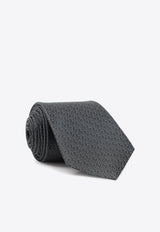 All-Over Logo Silk Tie