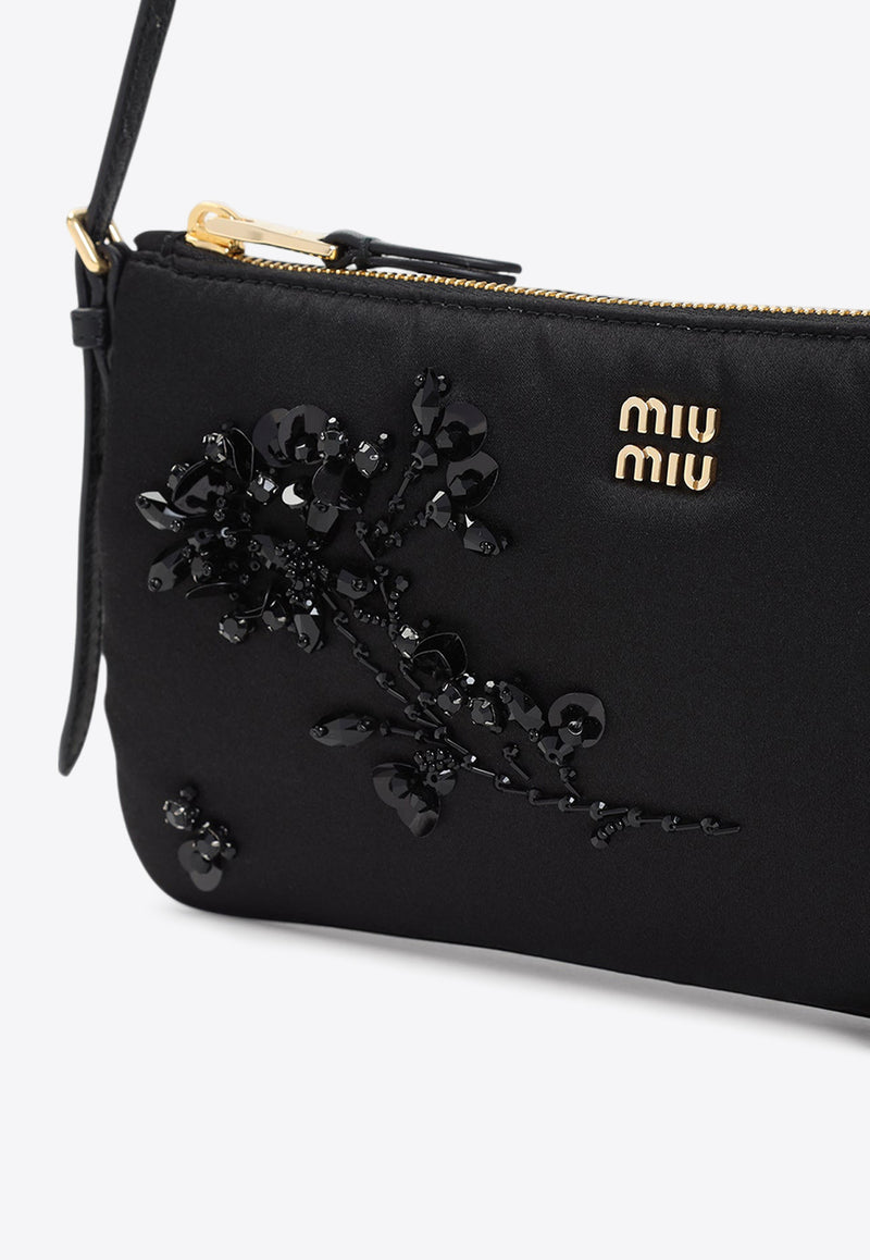 Mini Duchesse Crystal-Embellished Pouch