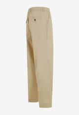 Straight-Leg Oxford Pants