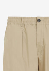 Straight-Leg Oxford Pants