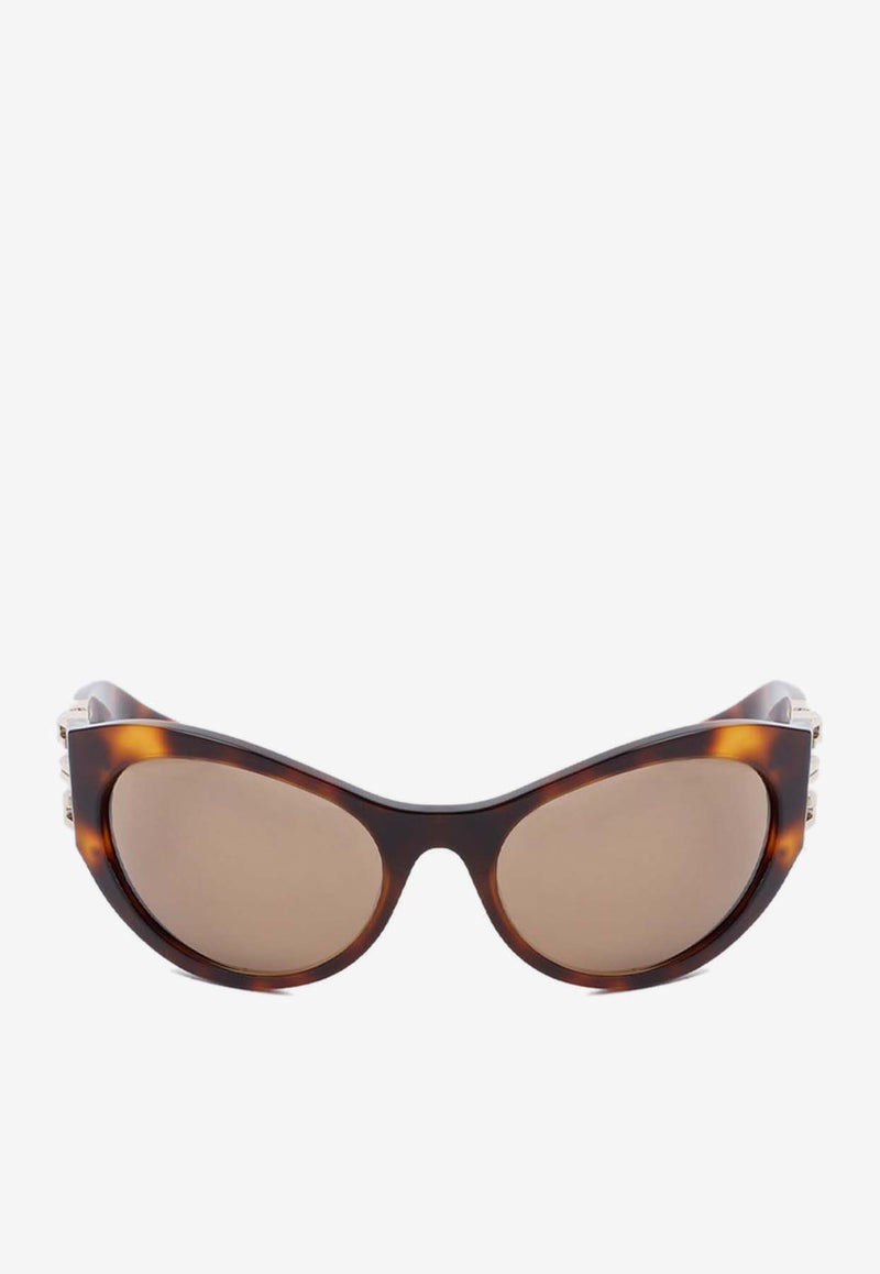 4G Havana Print Sunglasses