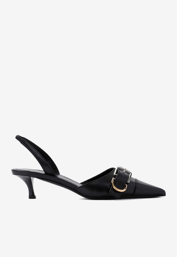 Voyou 45 Slingback Leather Pumps