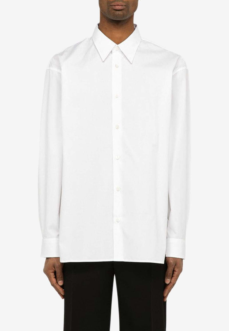 Dries Van Noten Long-Sleeved Croom Shirt 0207138329/O_DRVNO-001 White