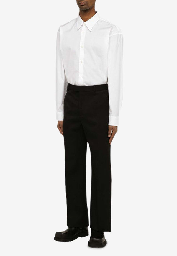 Dries Van Noten Long-Sleeved Croom Shirt 0207138329/O_DRVNO-001 White