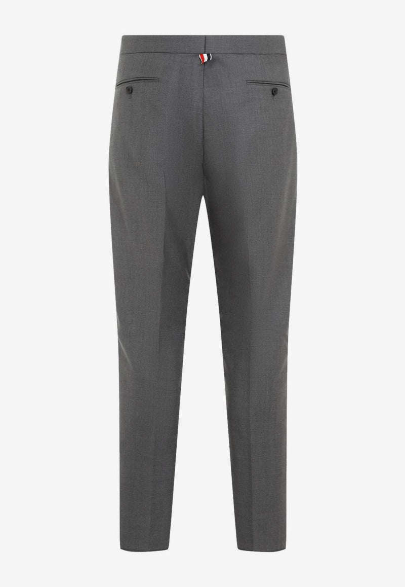 Low-Rise Wool Pants