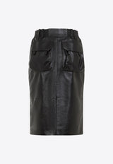 Leather Midi Skirt