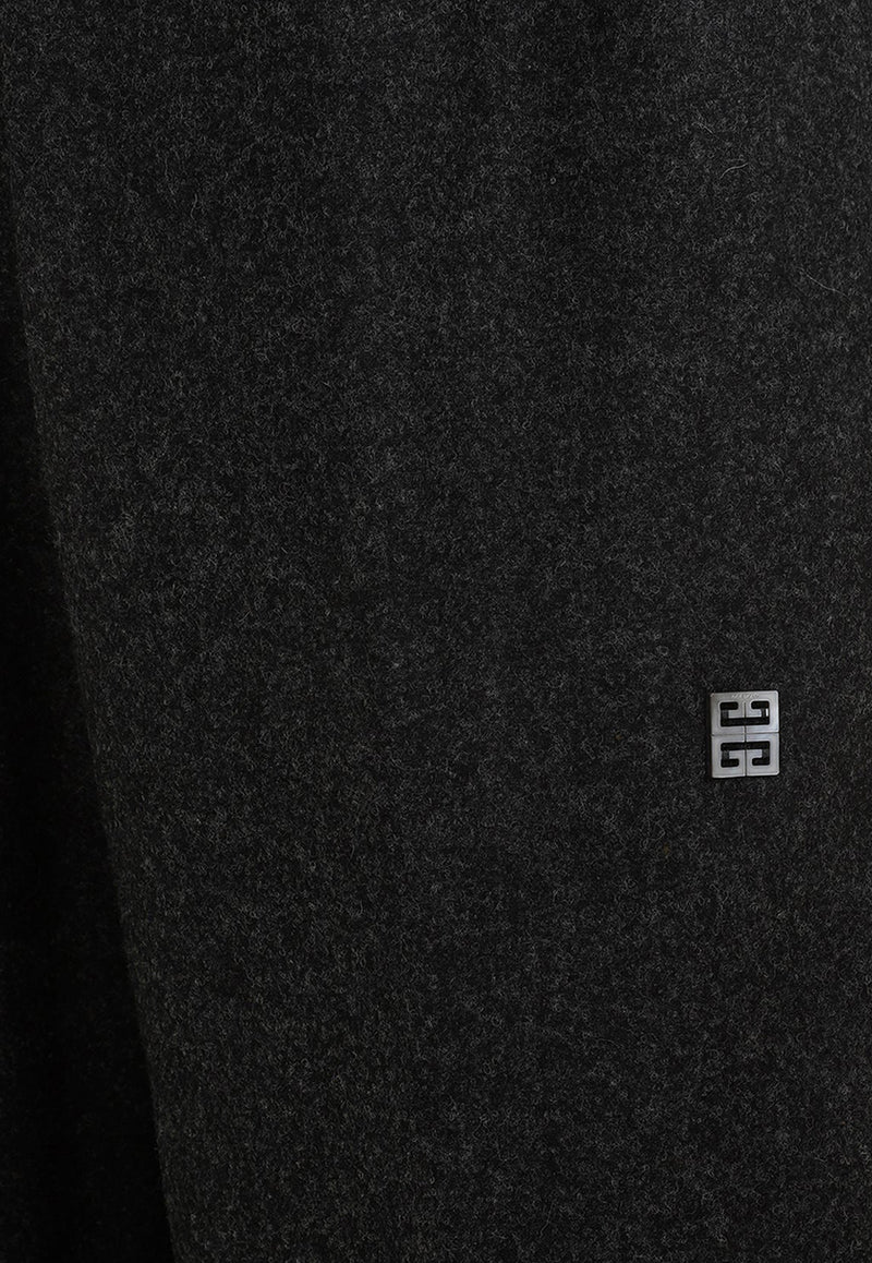 Logo Wool Track Pants