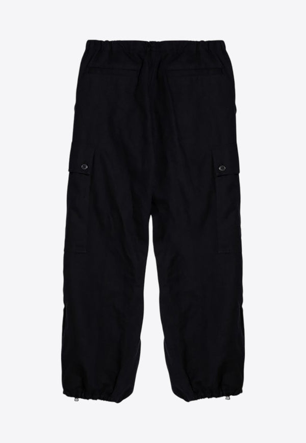 Dries Van Noten Elasticated Waistband Cargo Pants Black 0209509245/P_DRVNO-900