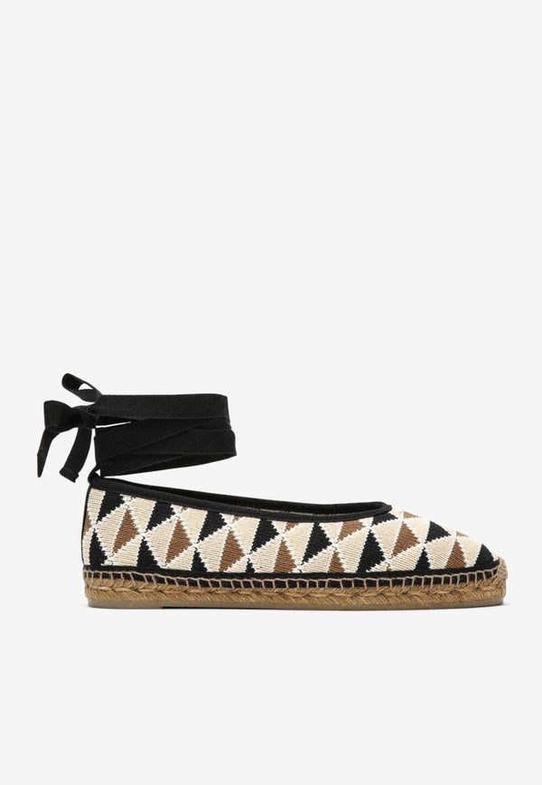 Castañer Carina Crochet Flat Espadrilles  Multicolor 023459CO/O_CASTA-4132