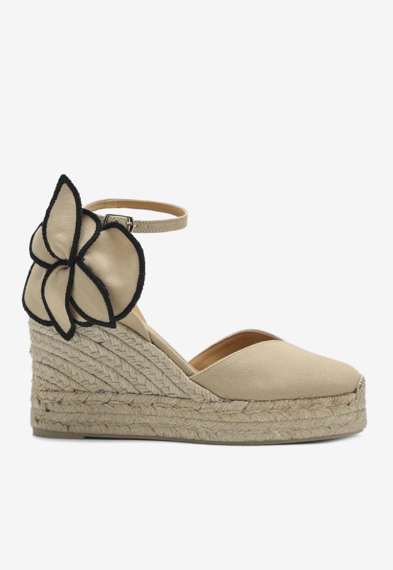 Castañer Coco 105 Wedge Espadrilles Sand 025616CO/Q_CASTA-2017