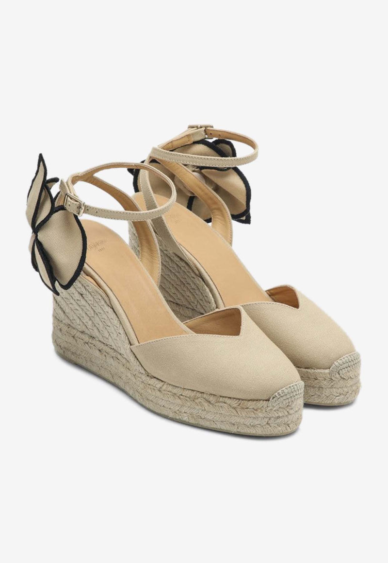 Castañer Coco 105 Wedge Espadrilles Sand 025616CO/Q_CASTA-2017