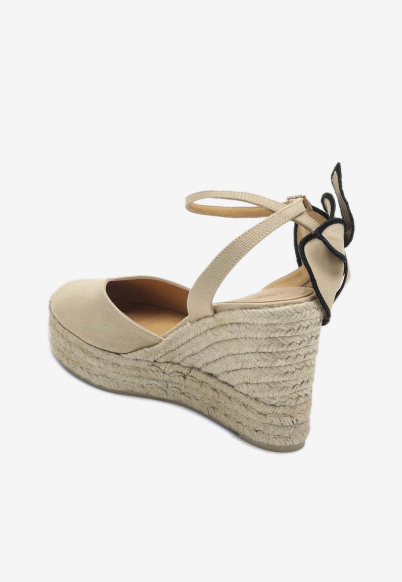 Castañer Coco 105 Wedge Espadrilles Sand 025616CO/Q_CASTA-2017