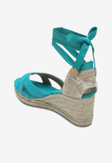 Castañer Bailey 50 Espadrille Wedge Sandals Blue 025632CO/Q_CASTA-322