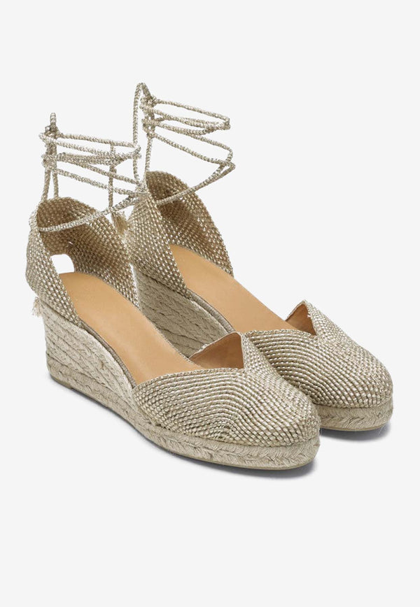 Castañer Cora 70 Wedge Espadrilles Natural 025742CO/Q_CASTA-3000