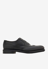 Salvatore Ferragamo Baltimora Lace-Up Brogue Shoes Black  029596 BALTIMORA 778816 NERO