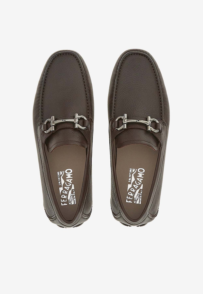 Salvatore Ferragamo Parigi Driving Loafers 02C398 PARIGI NEW 755611 T MORO