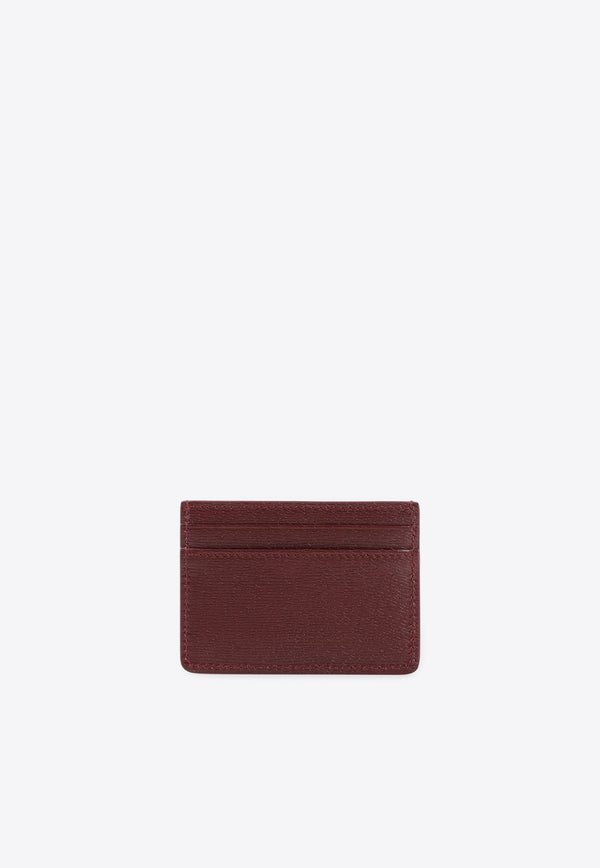 Logo Lettering Leather Cardholder