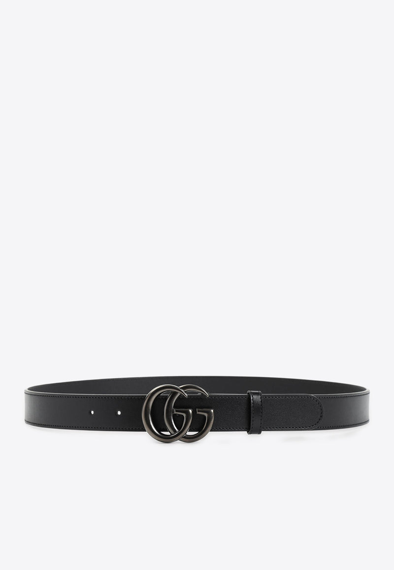 Logo Leather Belt