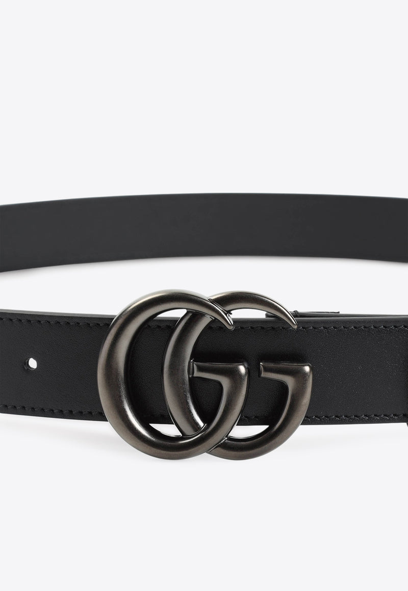 Logo Leather Belt