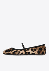 Vally Leopard Print Ballet Flats