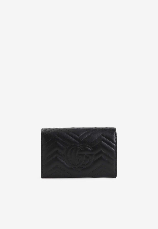 GG Marmont Leather Chain Clutch