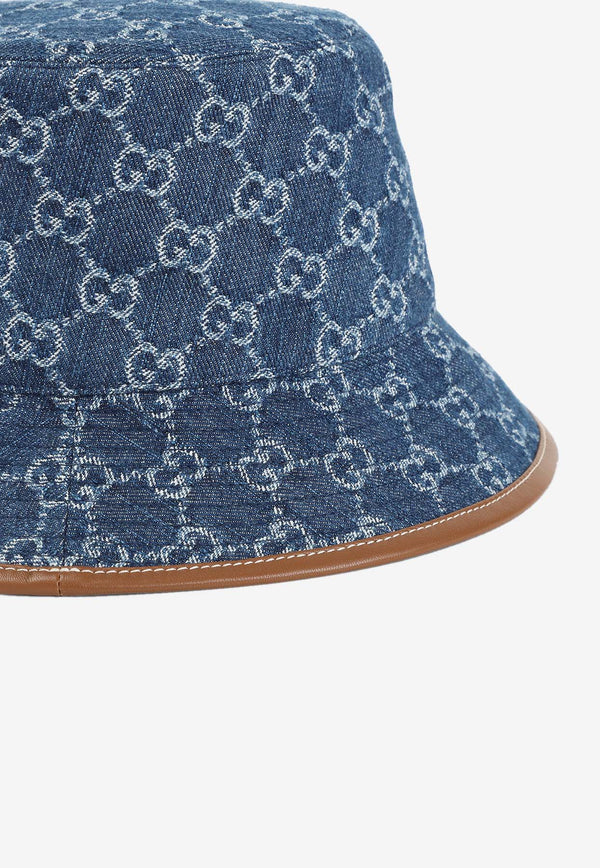 GG Denim Bucket Hat