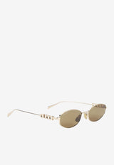 Monogram Oval Sunglasses