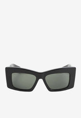 GG Logo Square Sunglasses