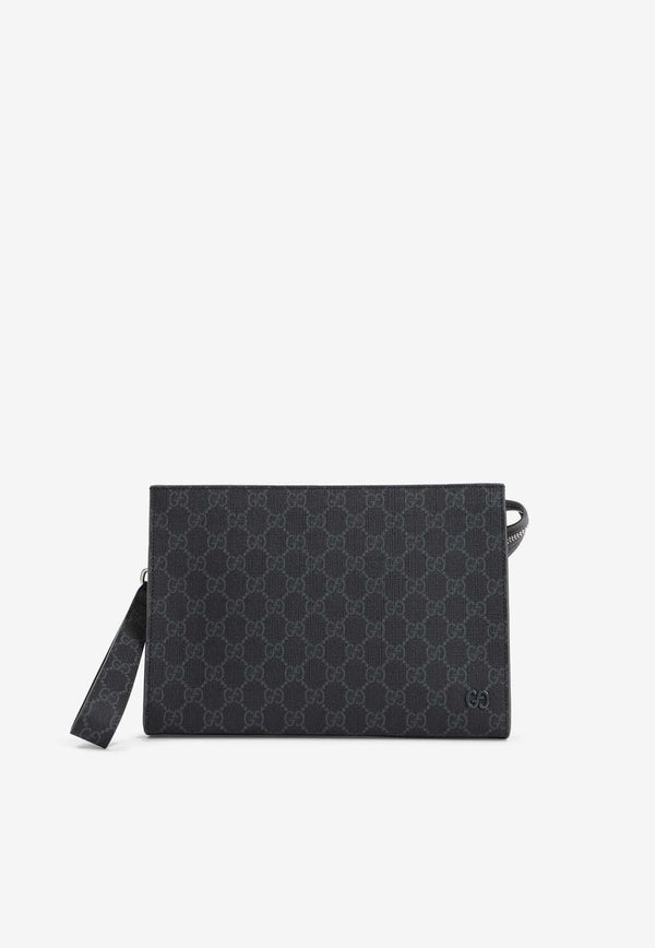 GG Supreme Signature Pouch Bag