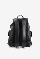 GG Signature Grained Leather Backpack