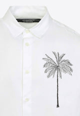 Simon Palm Tree Print Shirt