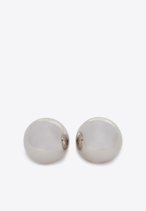 Spherical Curve Stud Earrings