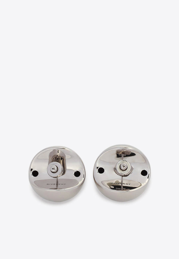 Spherical Curve Stud Earrings