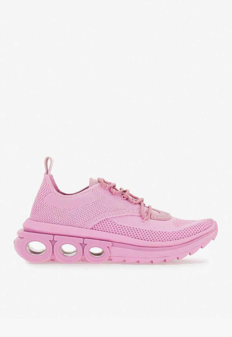 Salvatore Ferragamo Nima-Knit Low-Top Sneakers Pink 030391 NIMA KNIT 1 762789 BUBBLE GUM