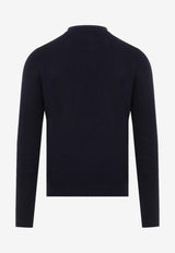 Silk-Blend Long-Sleeved Polo T-shirt