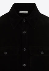 Long-Sleeved Corduroy Overshirt